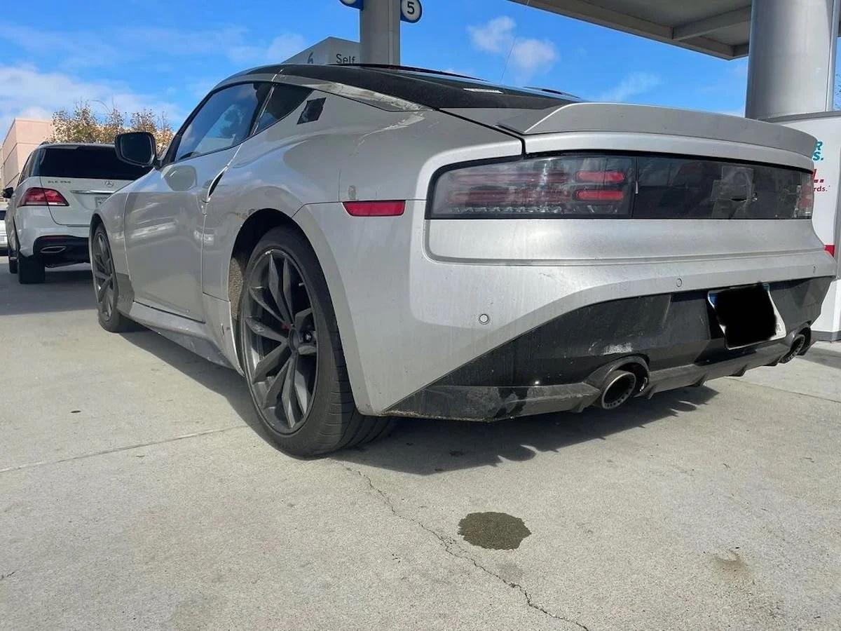 Brilliant Silver 2023 Nissan Z Spied Testing in Sacramento (Video