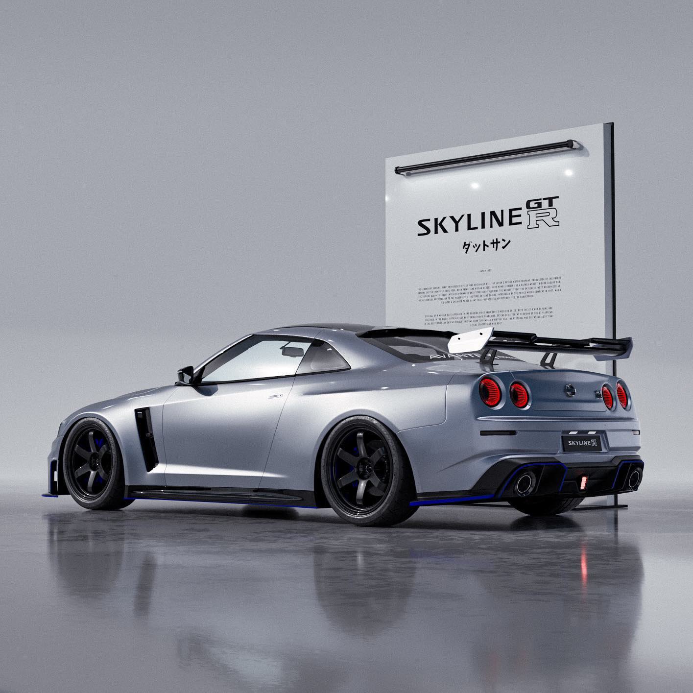 Autoass Media on X: Nissan R36 Skyline GT-R Render   / X