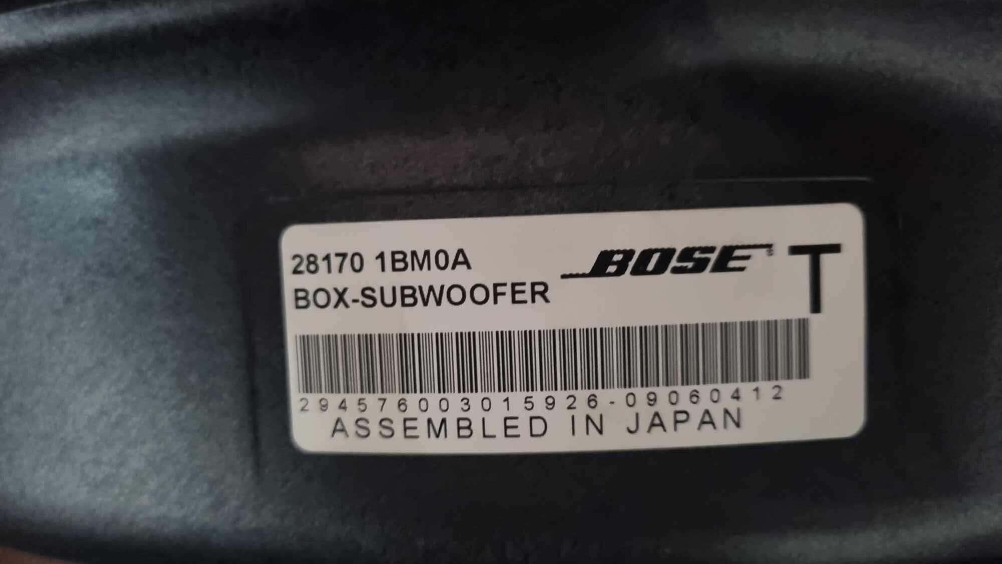 2023 Z Bose Sub vs 2009 370Z Bose Sub - will it fit? | 2023+