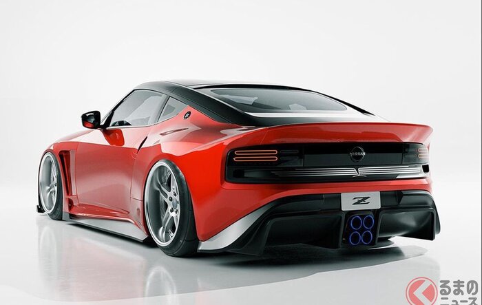 Quad exhaust ARKANGEL Nissan Z body kit