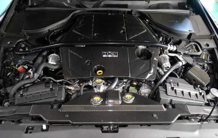 HKS Carbon engine bay dress up for the RZ34