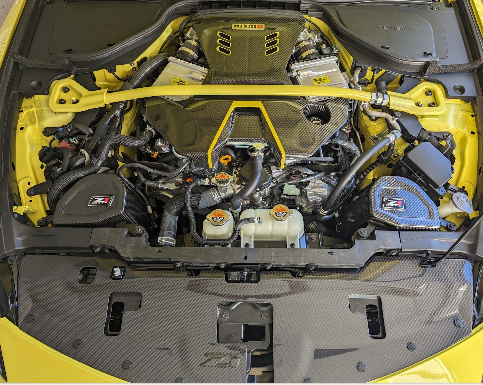 Playing dress ups with the engine. | 2023+ Nissan Z Forum